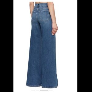 Frame Denim Classic Blue Le Pixie Palazzo Wide Leg Jeans SZ 31